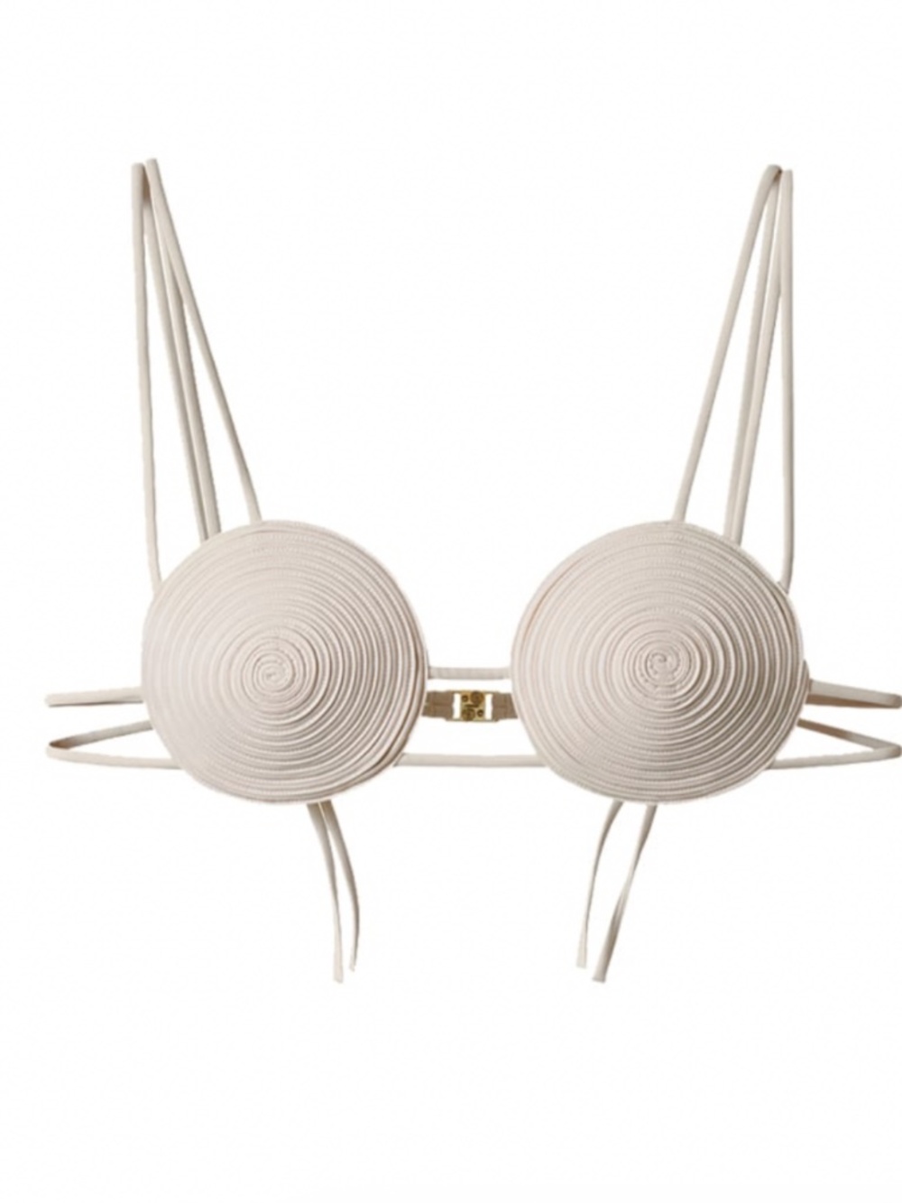 H&M studio spiral seam bikini top